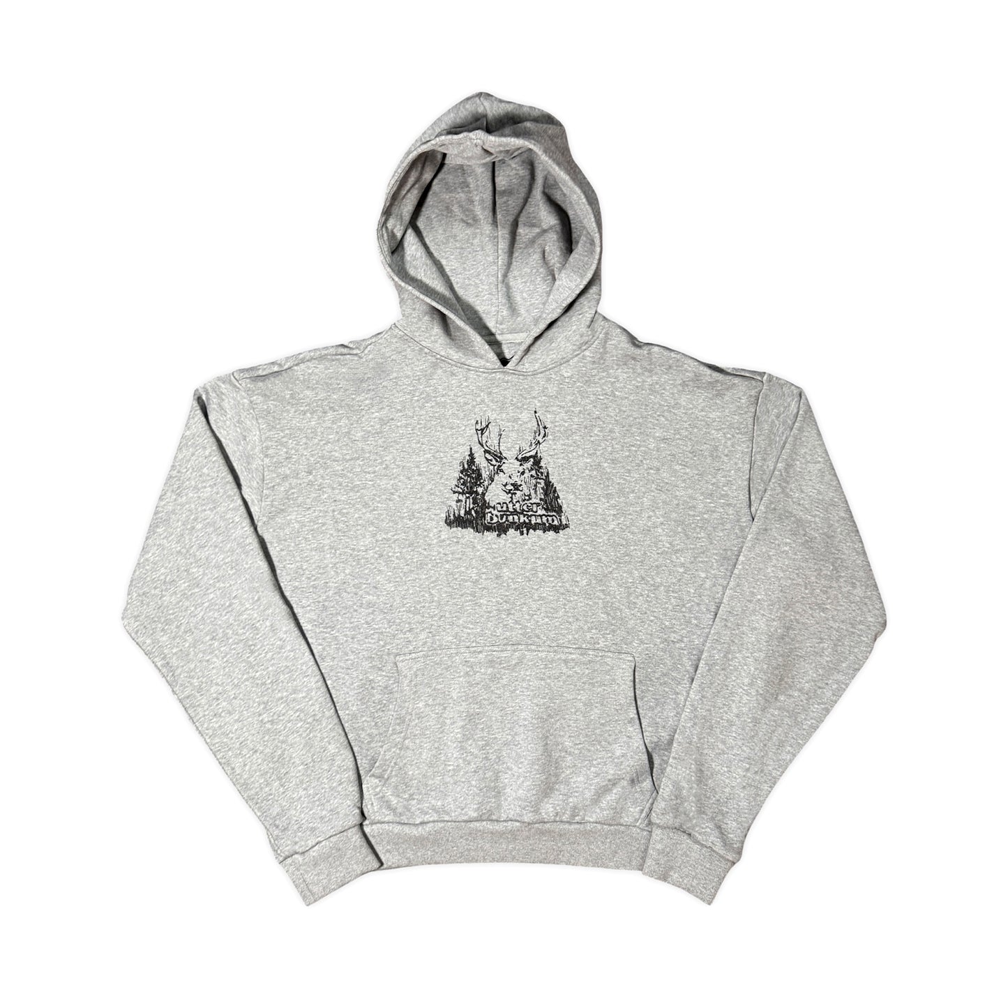 ANTLERS HOODIE GREY