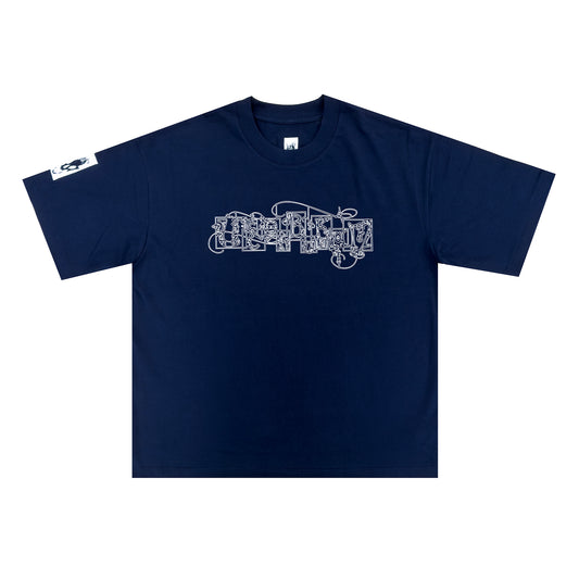INAGN TEE NAVY BLUE